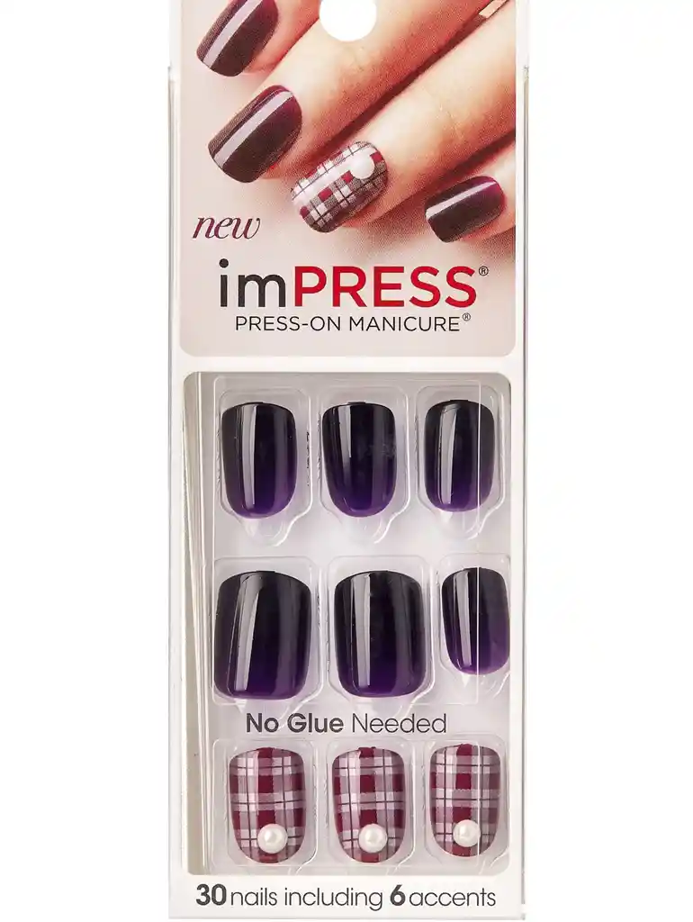 Uñas Impress - Bright As A Feather.