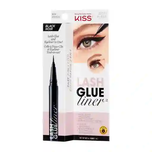 Pegamento Pestañas Kiss Glue Liner Negro