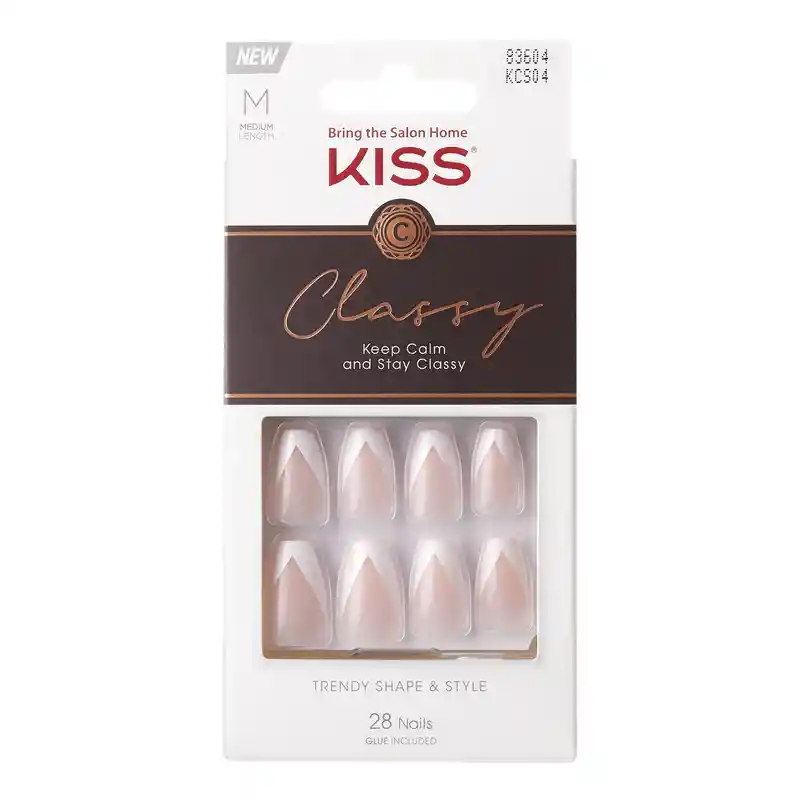 Uñas Kiss Classy - Silk Dre