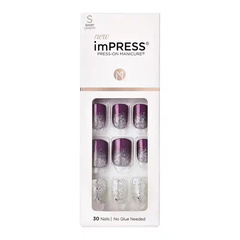 Uñas Impress - Purple Frost