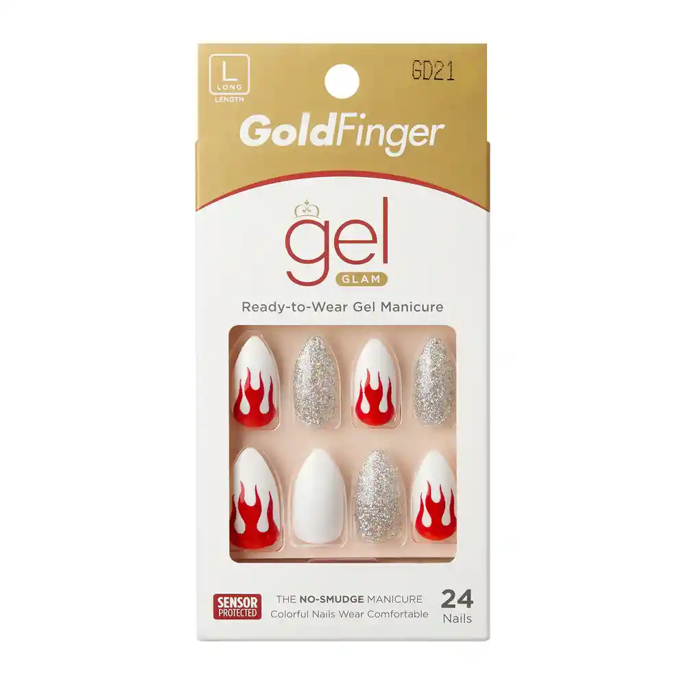 Uñas Kiss Goldfinger - Crazy In Love