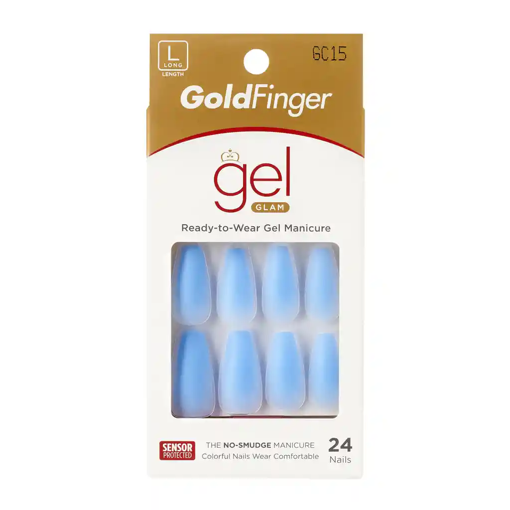 Uñas Kiss Goldfinger - Artic