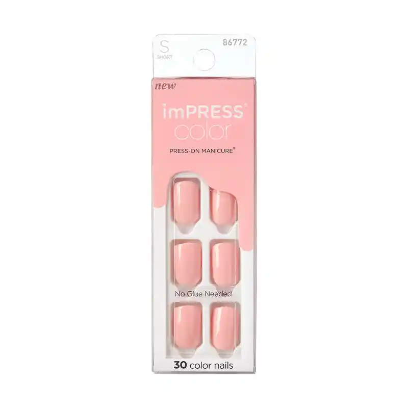 Uñas Impress Color - Dolce Pink