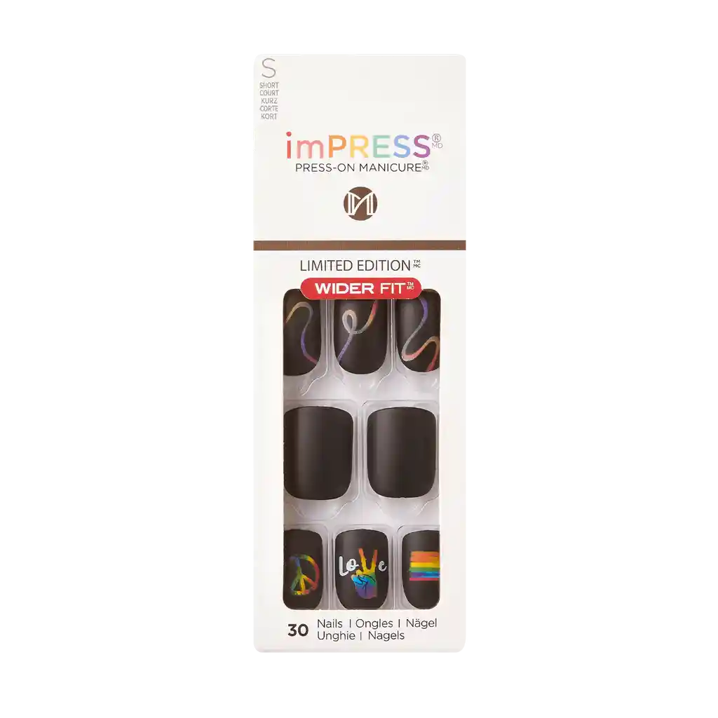 Uñas Impress - Love Is Love