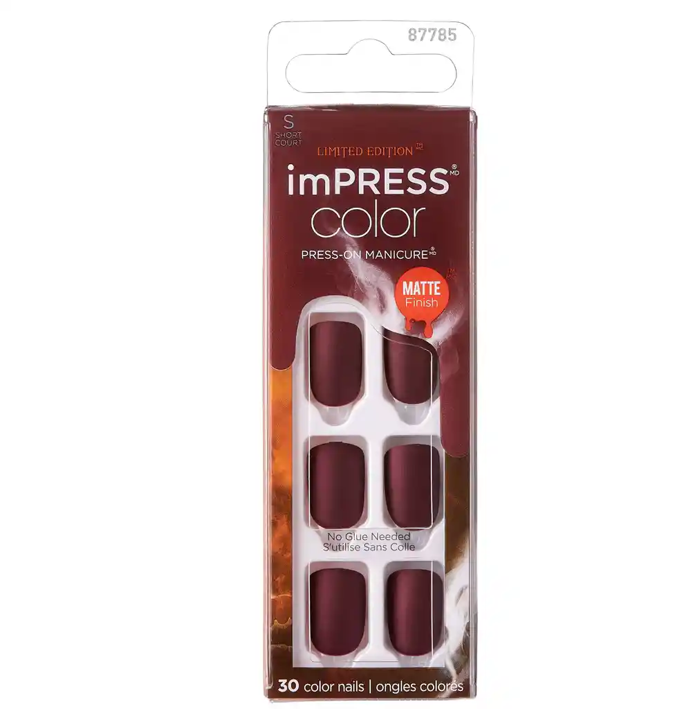 Uñas Impress Color Halloween - Ligths Out