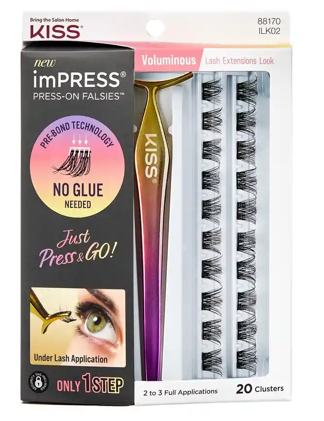 Pestañas Impress Kit C/ Aplic - Volumen