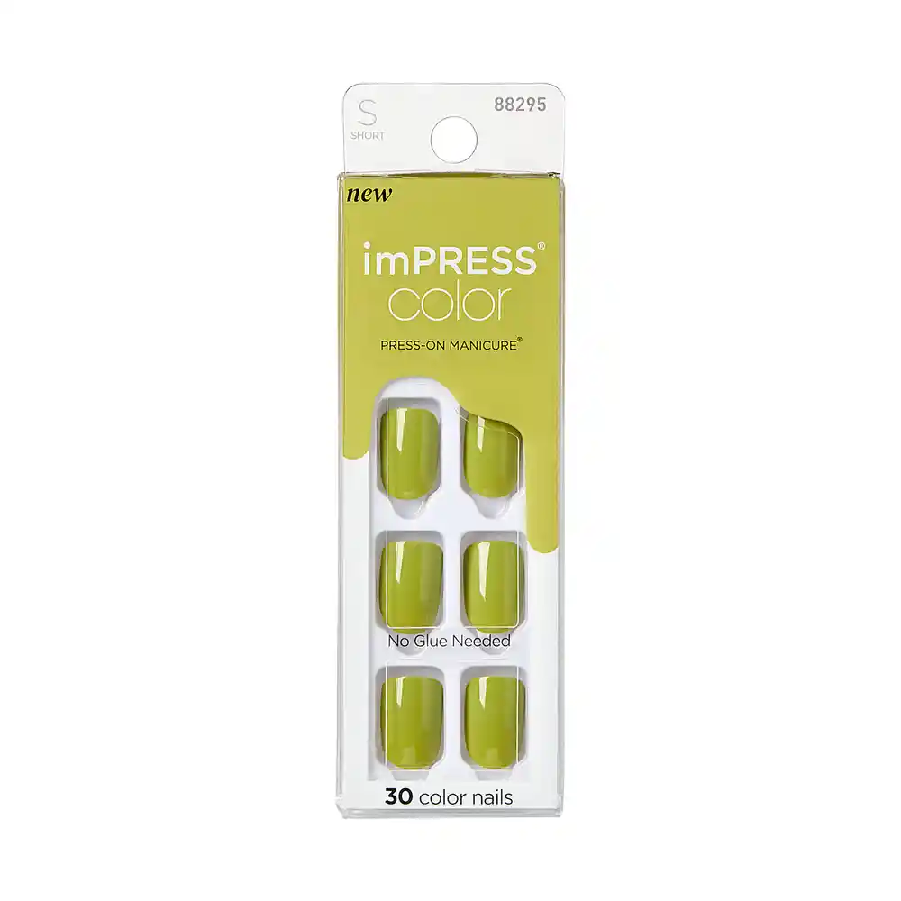 Uñas Impress Color - Green Juice