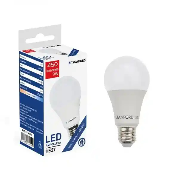 Ampolleta Led 9w 6500k/e27 Stanford