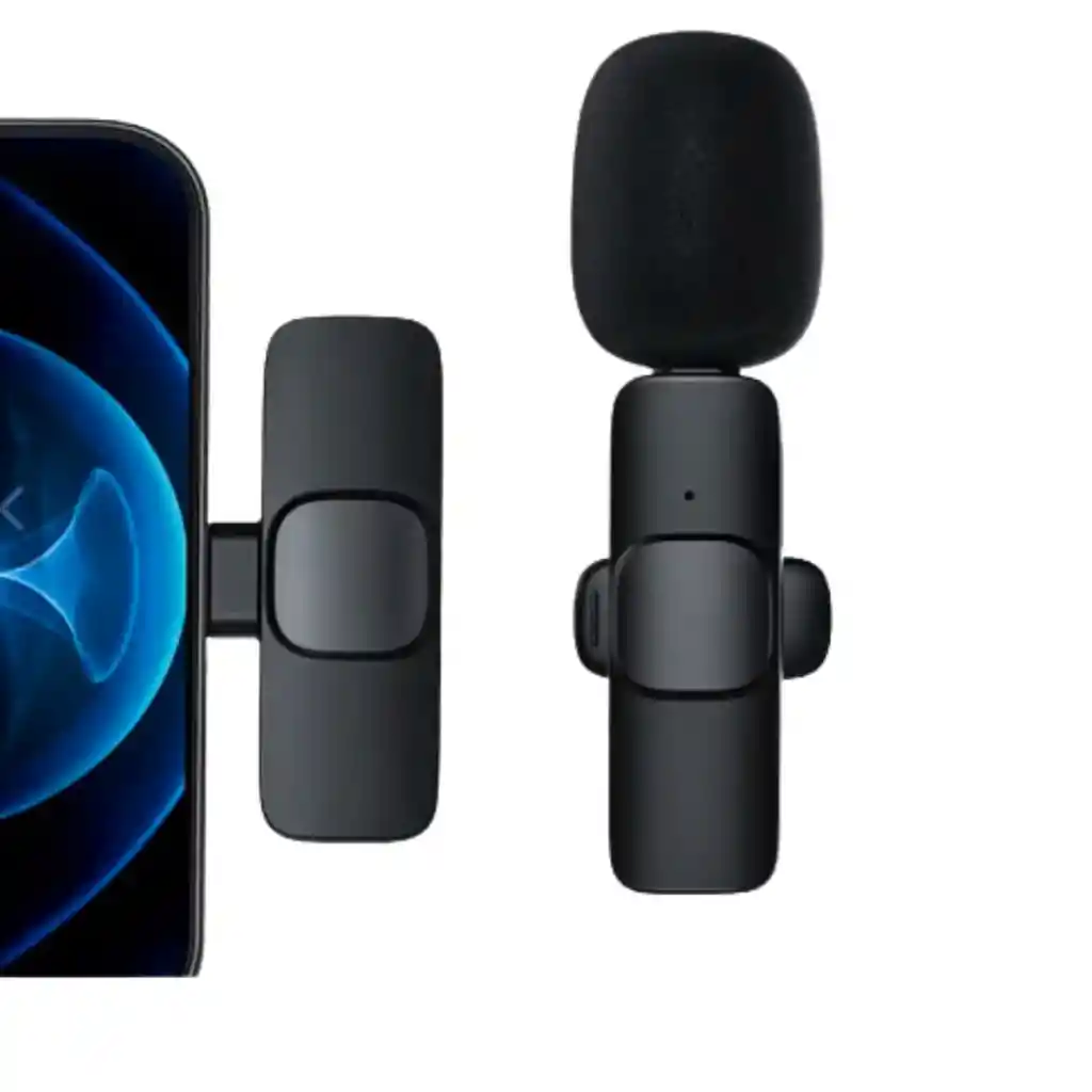 Mini Micrófono Inalámbrico Lavalier Smartphone