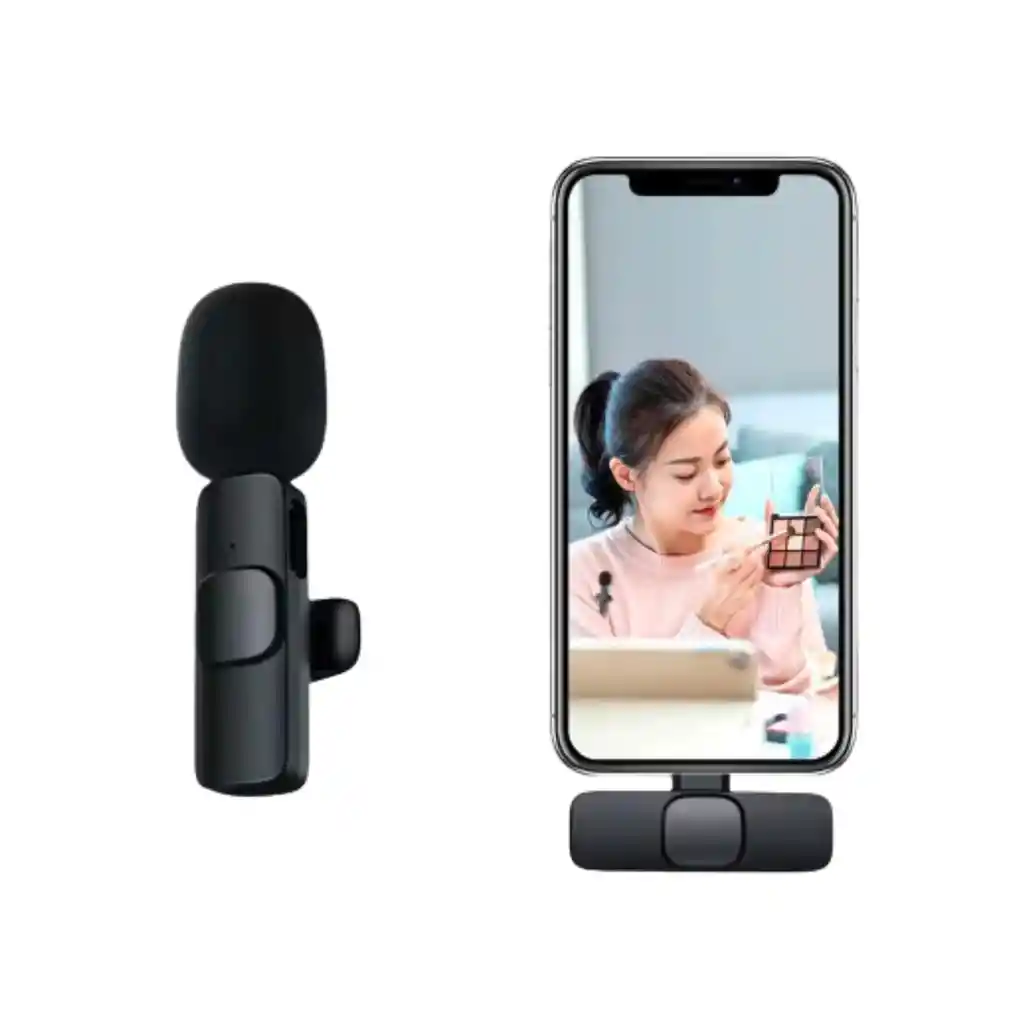 Mini Micrófono Inalámbrico Lavalier Smartphone