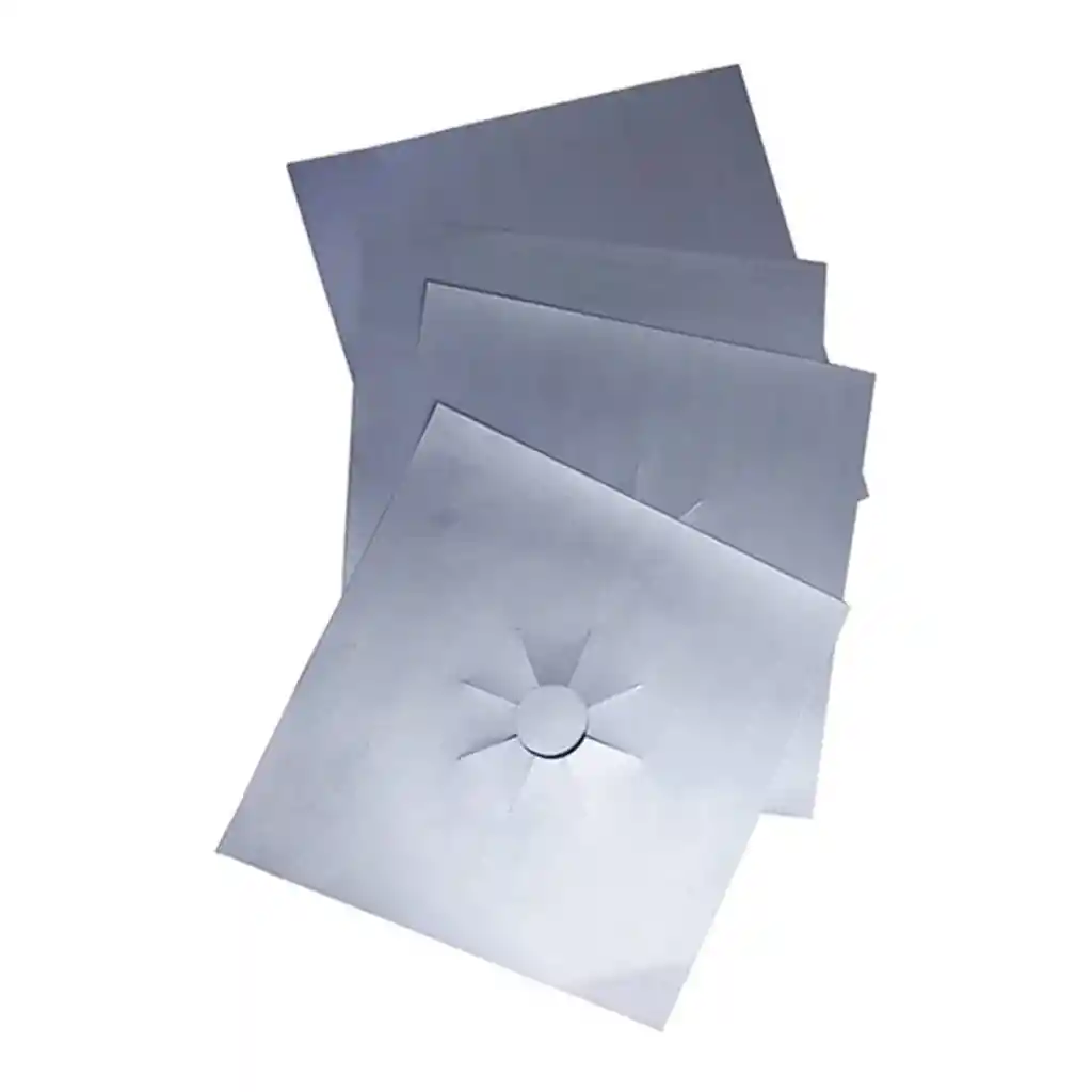 Pack 24 Laminas De Aluminio Protector Para Cocina A Gas