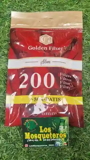 Filtros Golden Filter Slim 200 Unidades