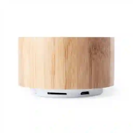 Parlante Altavoz Bluetooth Recargable Usb Bambú