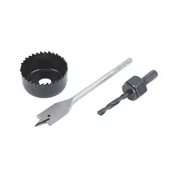 Set Sierra Copa 7/8'' Para Instalar Cerradura (3 Piezas) Akilda