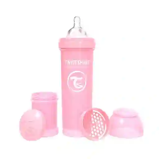 Mamadera Anti -cólicos Twistshake 330 Ml - Rosa