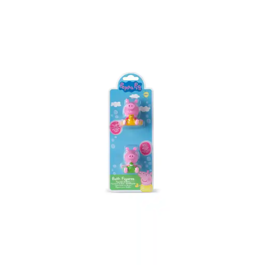 Figuras De Baño Peppa Pig Y George