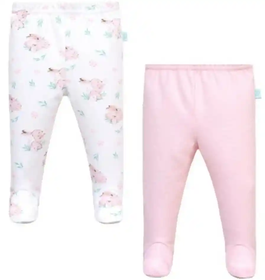 Set Pantys Classic Bambino Niña - 6-9 Meses Conejitos