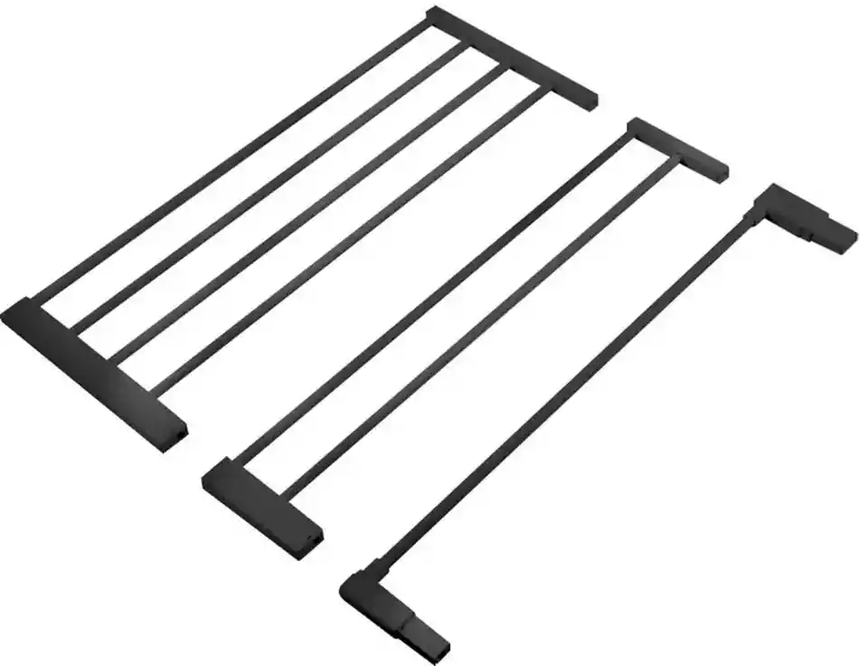 Baranda De Seguridad Safety Gate + 2 Extensiones Negra - Rappi
