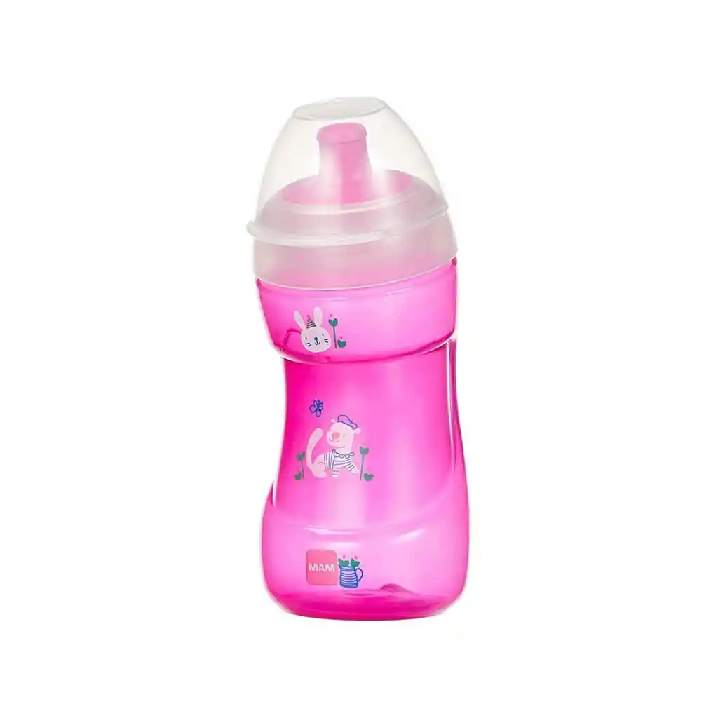 Vaso Sport Cup 12 Meses+ Rosado Mam