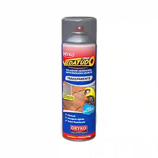 Sellador Instantáneo Fuga Agua Techo Tubería Aerosol 400 Ml Transparente