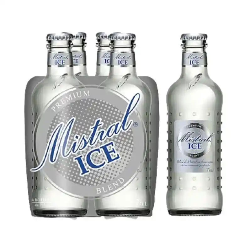 Pack 4 Mistral Ice Blend Botellin