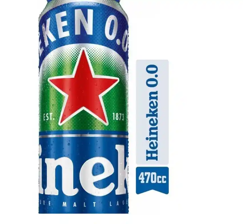 Sixpack Heineken 0.0 473 Cc