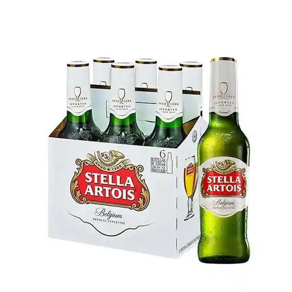 Sixpack Stella Artois Botellin