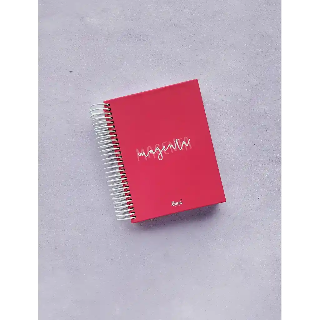 "magenta" Planificador Anual Pocket