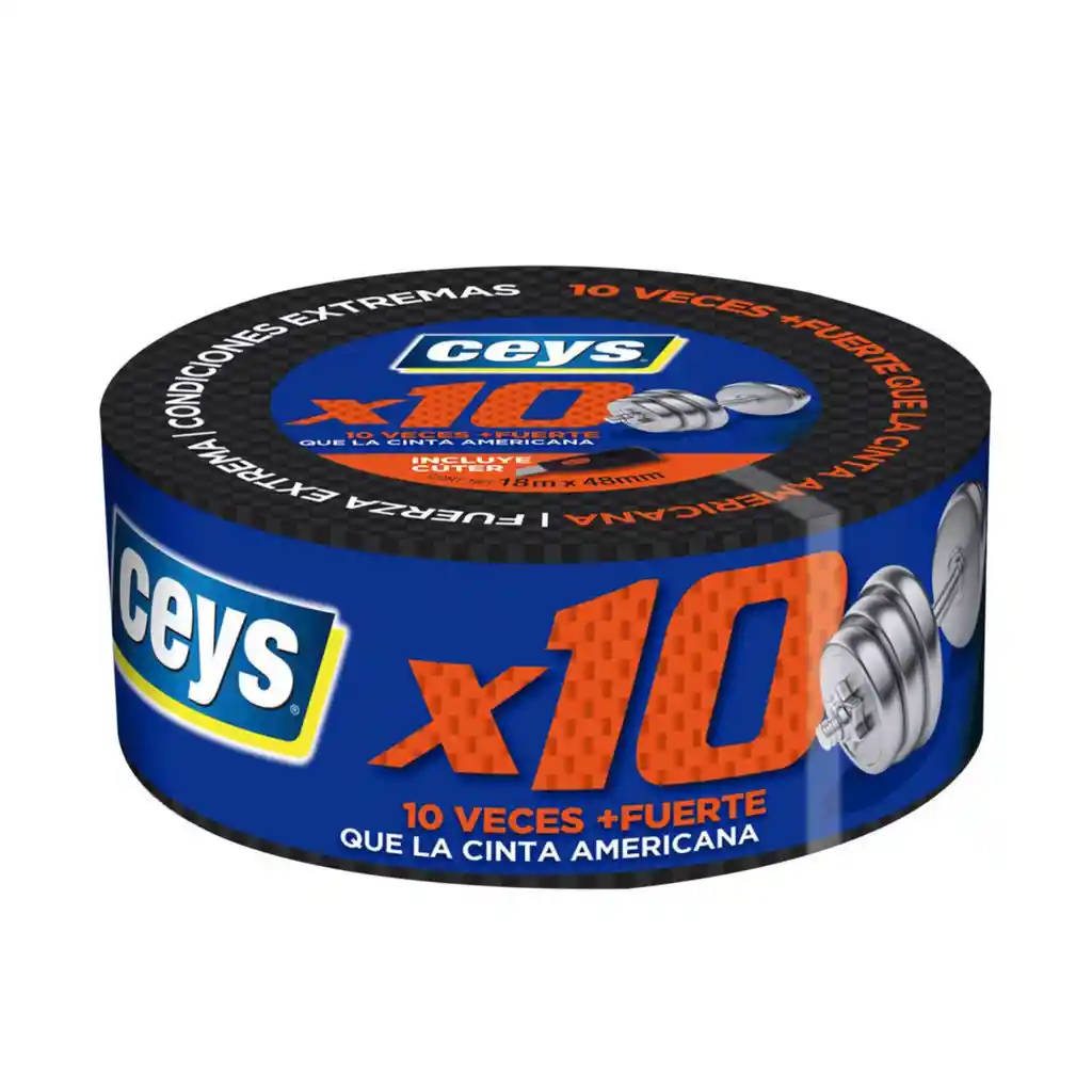 Cinta Adhesiva Reparatodo X10 48mm X 18mts