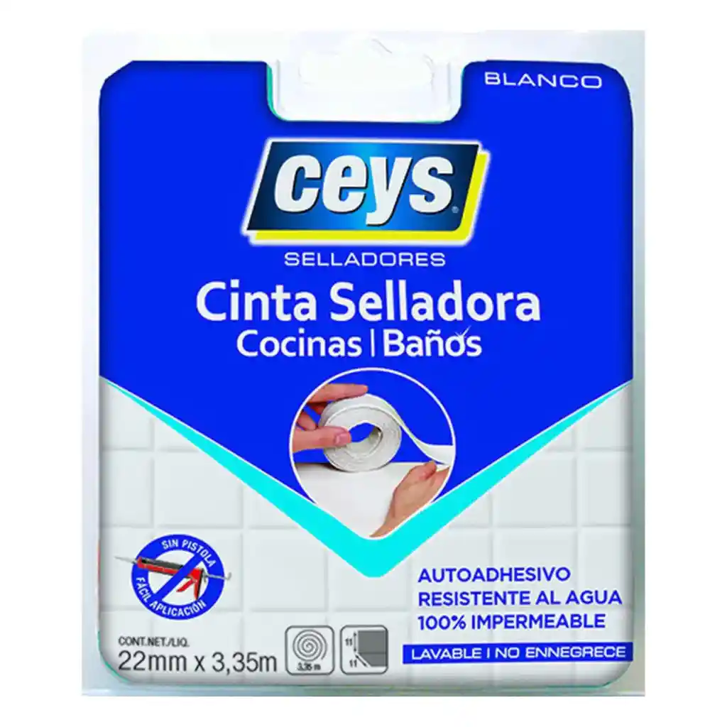 Cinta Sellante Sellaceys Hogar 22mm X 3.35mts