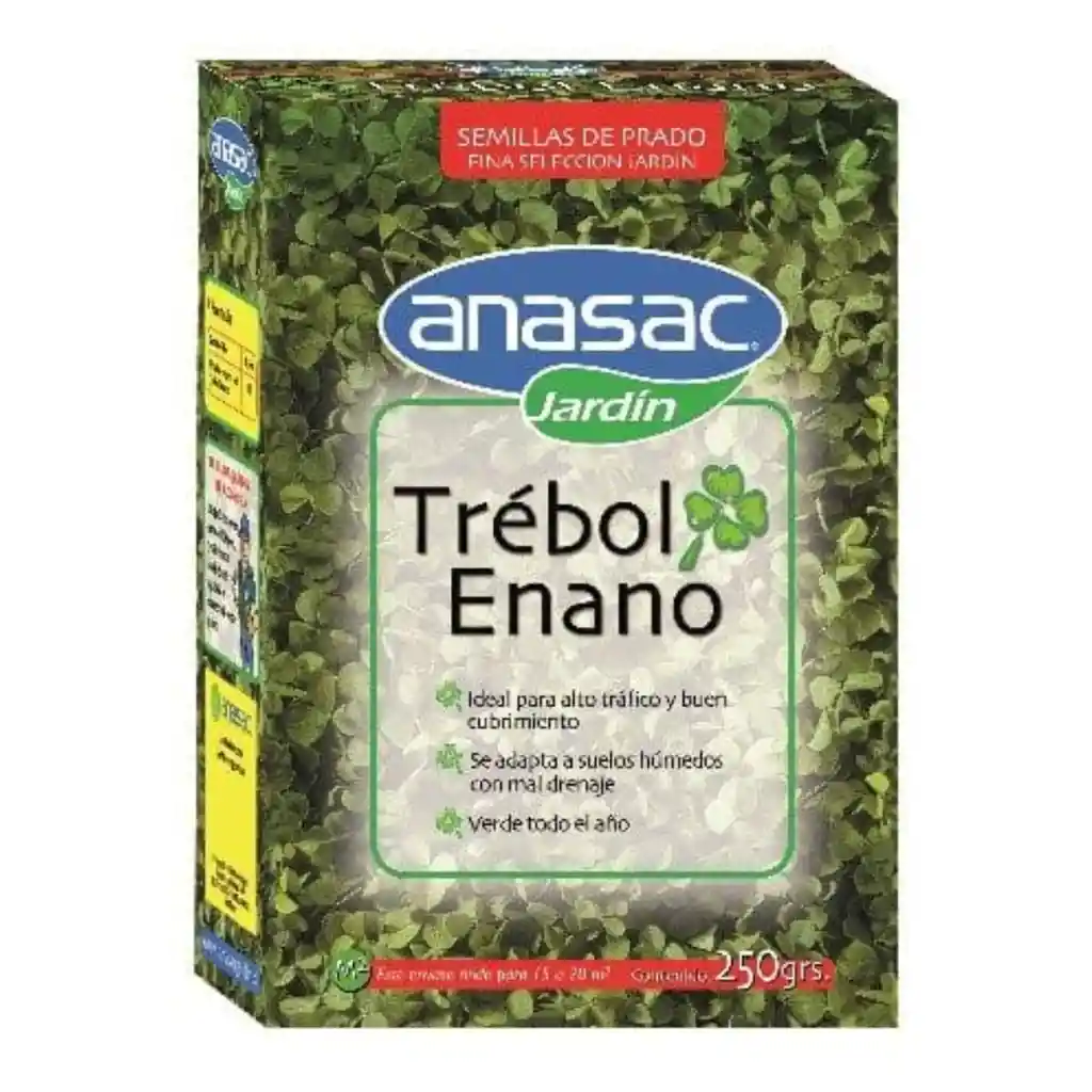 Semillas De Trebol Enano 250grs