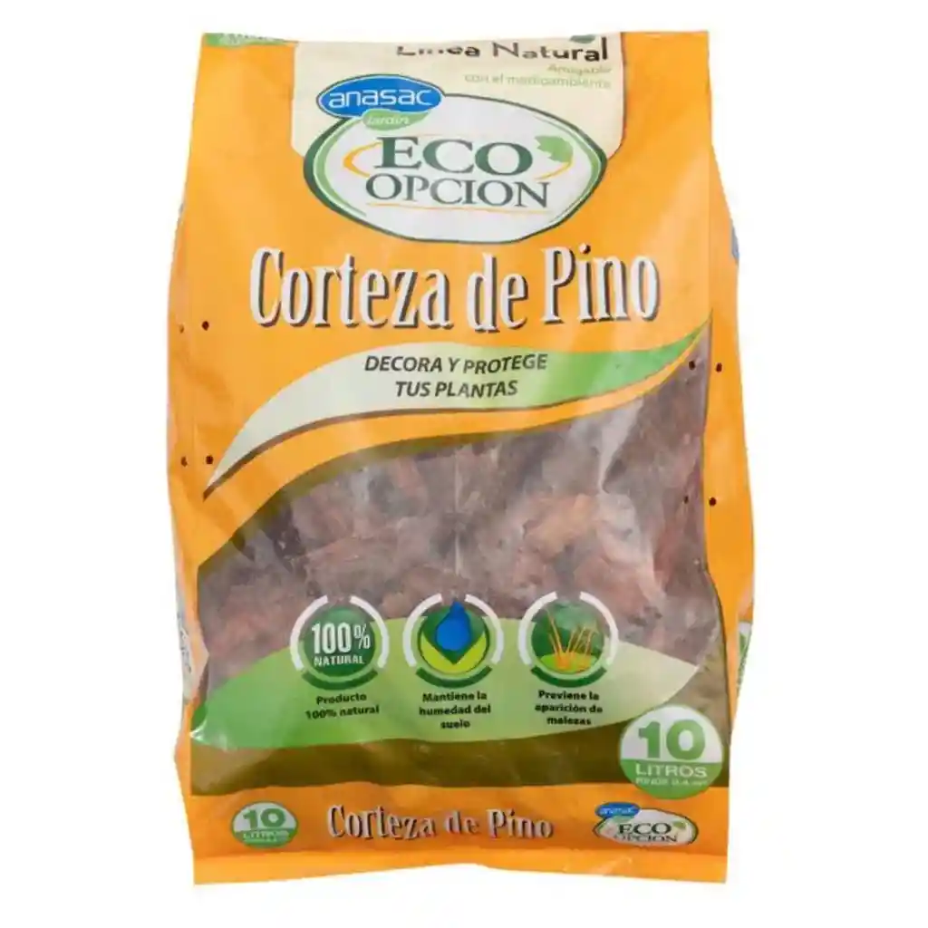 Corteza Decorativa De Pino 10lts