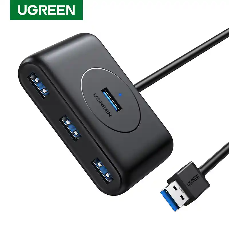 Hub Usb-a 3.0 / (3usb-a 3.0) Cable 50cm Negro Ugreen Cr113