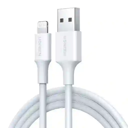 Cable Usb-a 2.0 / Lightning Mfi Certified 2.4a Trenzado Blanco Ugreen Us155