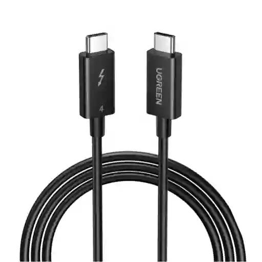 Cable Thunderbolt 4 Usb-c/usb-c M/m 40gbps 100w Max 80cm Negro Ugreen Us501