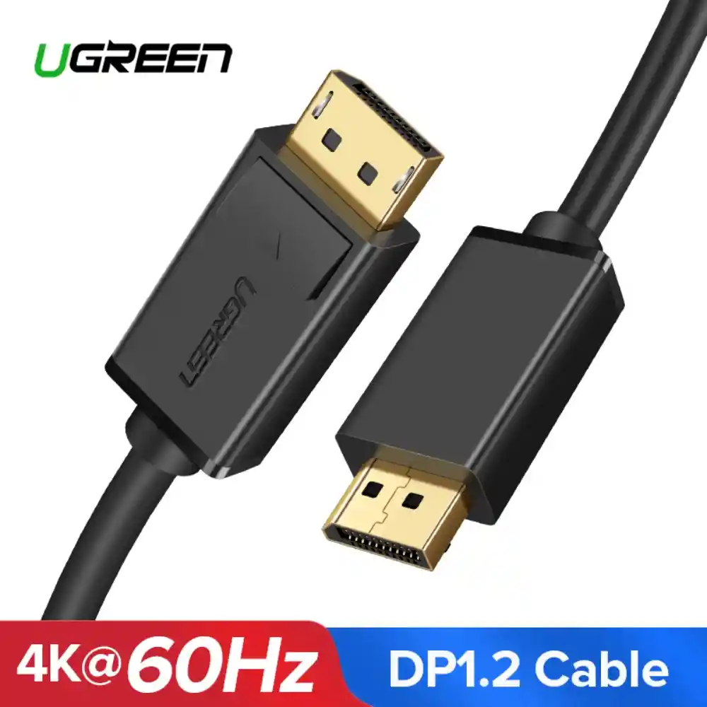 Cable Displayport 1.2 M-m .4k-60hz. O 2k-144hz. 2m Ugreen Dp102