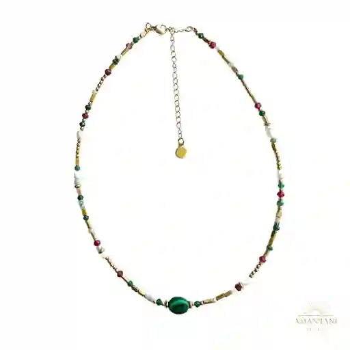 Collar Piedras Verde