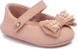 Recién Nacido - 208 Ballerinas Lazo Perla Rosa Talla 15