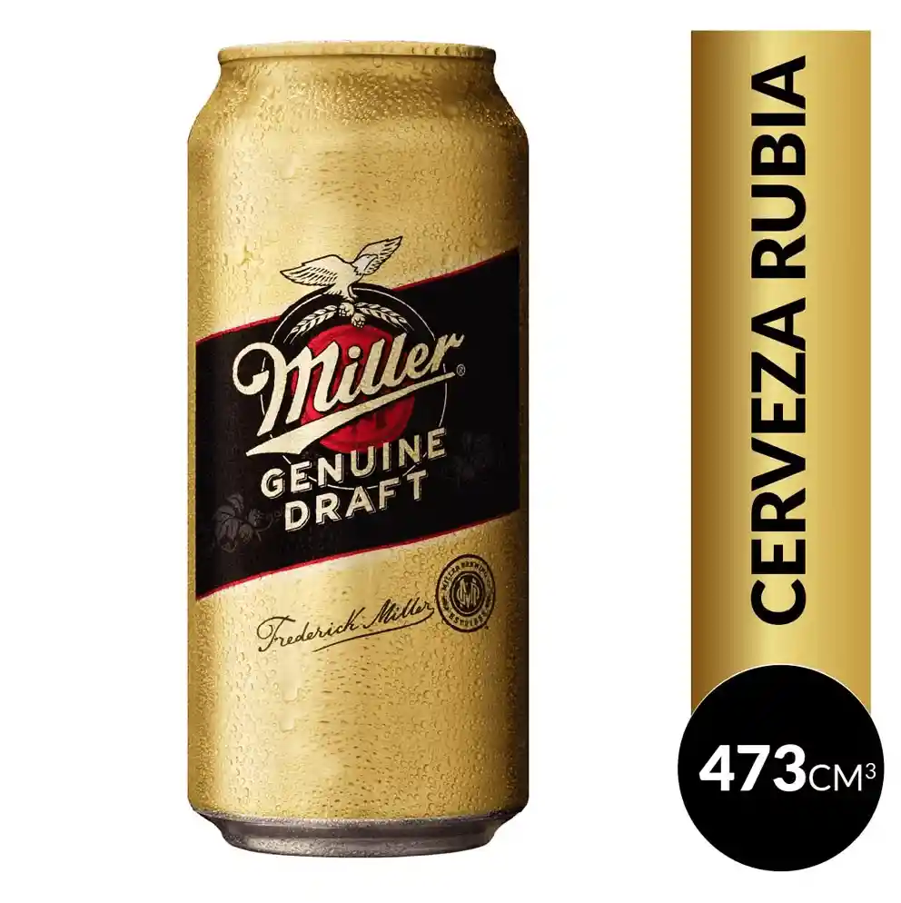 Cerveza Miller Lata