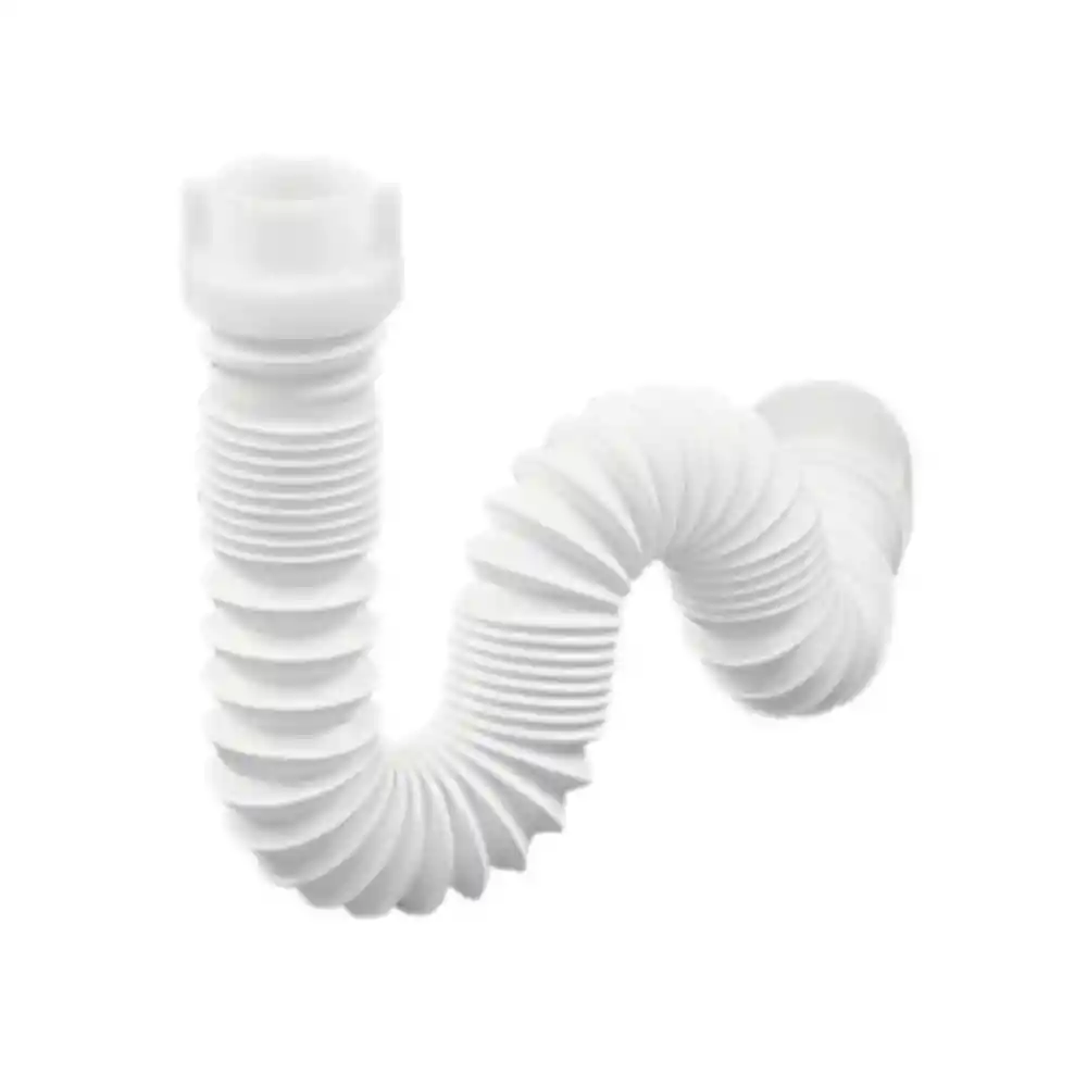 Sifon Plastico Acordeon Con Botella Universal Blanco 1860 Astra