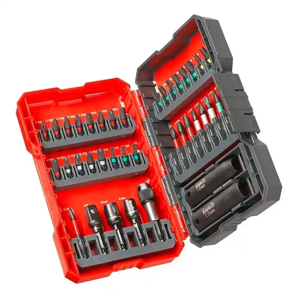 Set Juego De Puntas De Impacto Einhell 39 Piezas Kwb