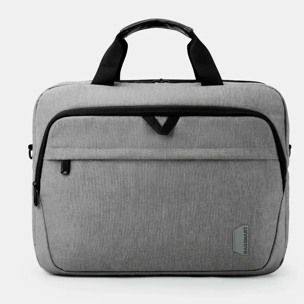 Bagsmart - Maletín Expandible Para Notebook De 17,3" - Gris