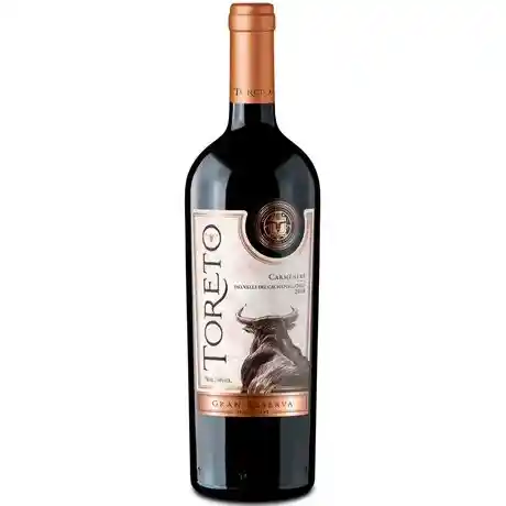 Vino Toreto Gran Reserva Carmenere 14º 750cc