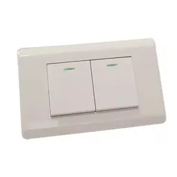 Interruptor Doble 16a 250v Blanco V-sw-0521 Vellmax