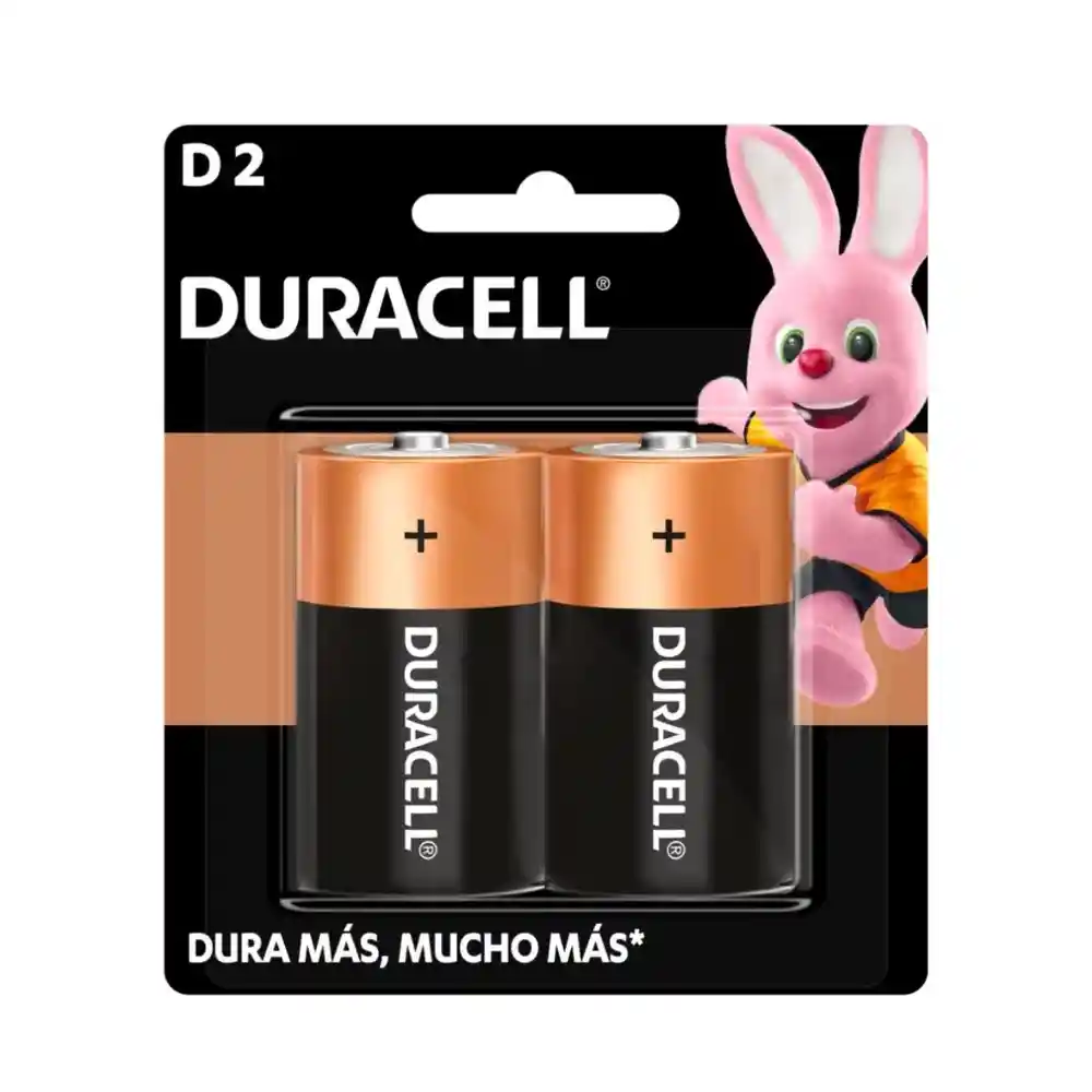 Pila D Duracell X 2 Unidades