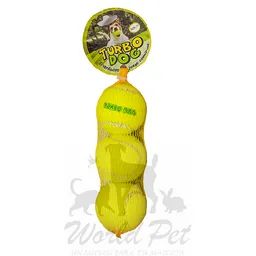 Turbo Dog - Juguete Dog- Set De 3 Pelotas 4.0 Cm (sdr-110)