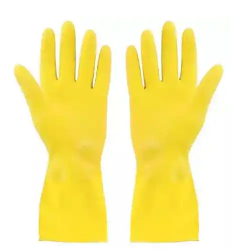 Guante Domestico Amarillo Talla M (par)