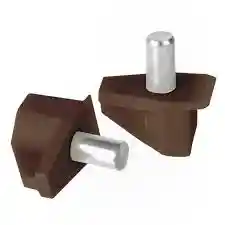 Pack Soporte Repisa Plastico/metal Cafe X 10 Pzas