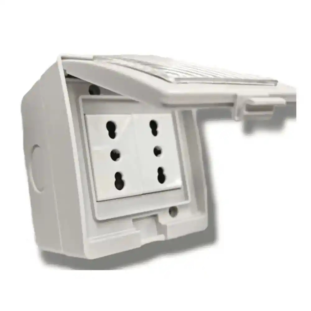 Hydrobox Con Enchufe Doble 10/16a