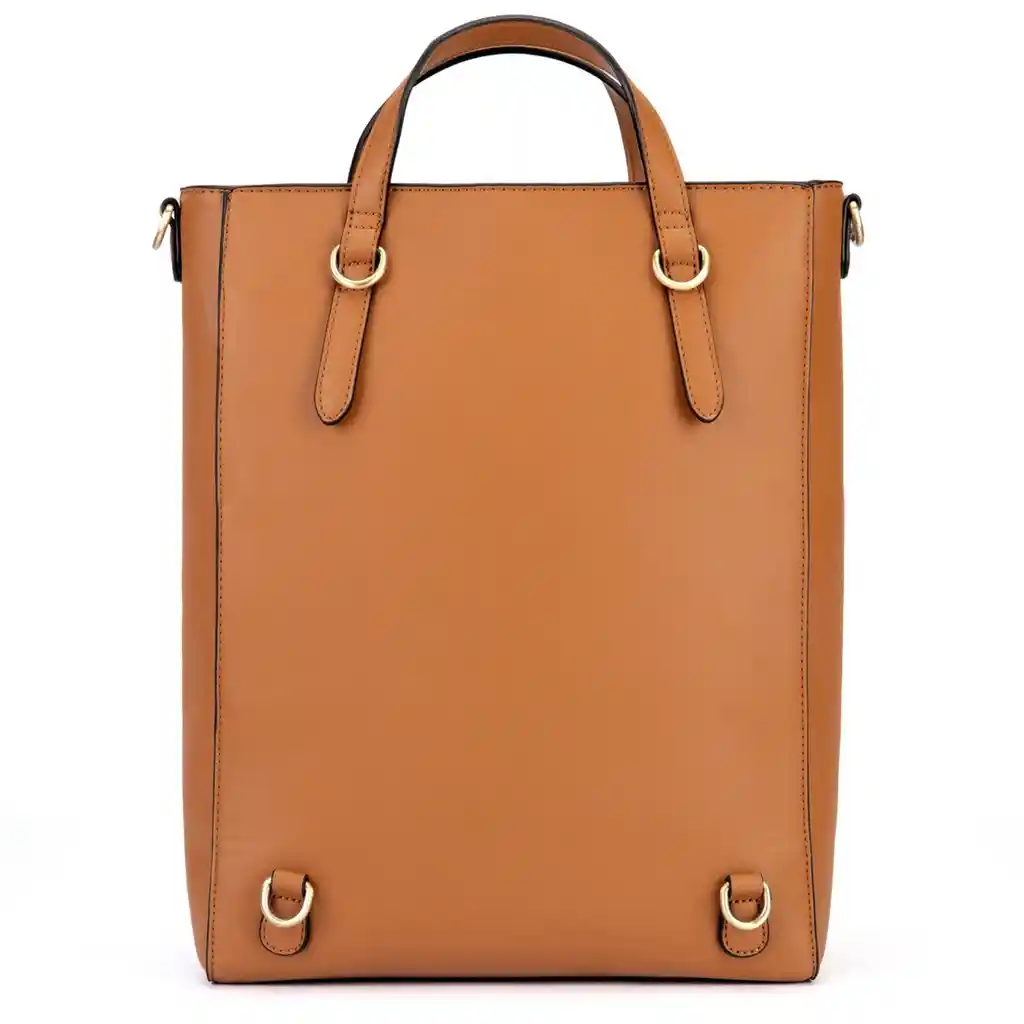 Ecosusi Mochila Style Tote De Mano Camel